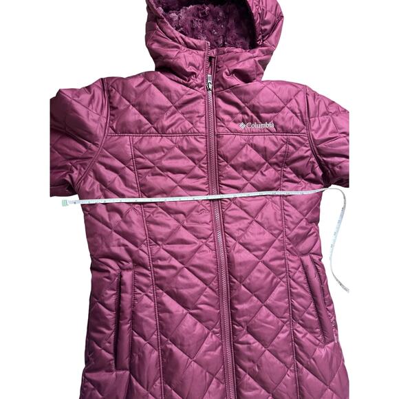 Women's Columbia Copper Crest™ Quilted Long Jacket NWT MARIONBERRY SIZE XS - Picture 10 of 11